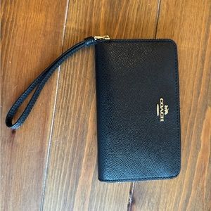 Coach Phone Wallet with bracelet strap
